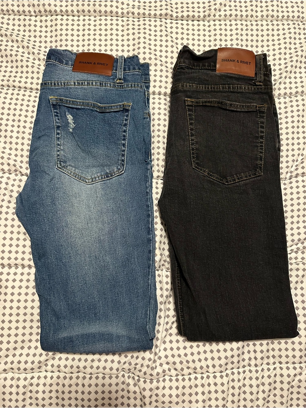 Two Shank & Rivet 32x34 Slim Jeans